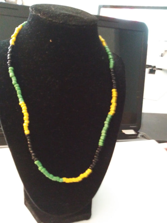 Jamaican Corner - Beaded Necklace - Small