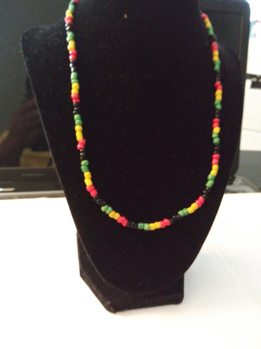 Jamaican Corner - Beaded Necklace - Small