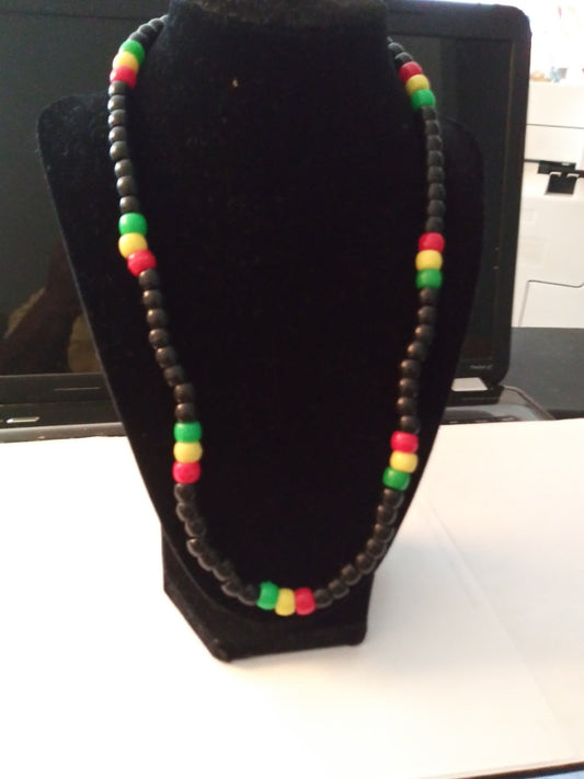 Jamaican Corner - Beaded Necklace - Large