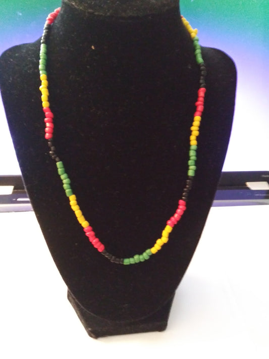 Jamaican Corner - Beaded Necklace - Small