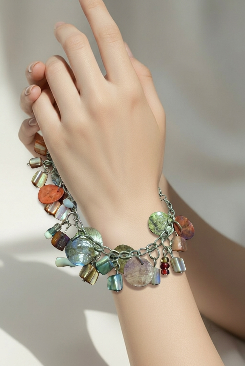 Jewelry Corner - Bracelet with Metallic Charms