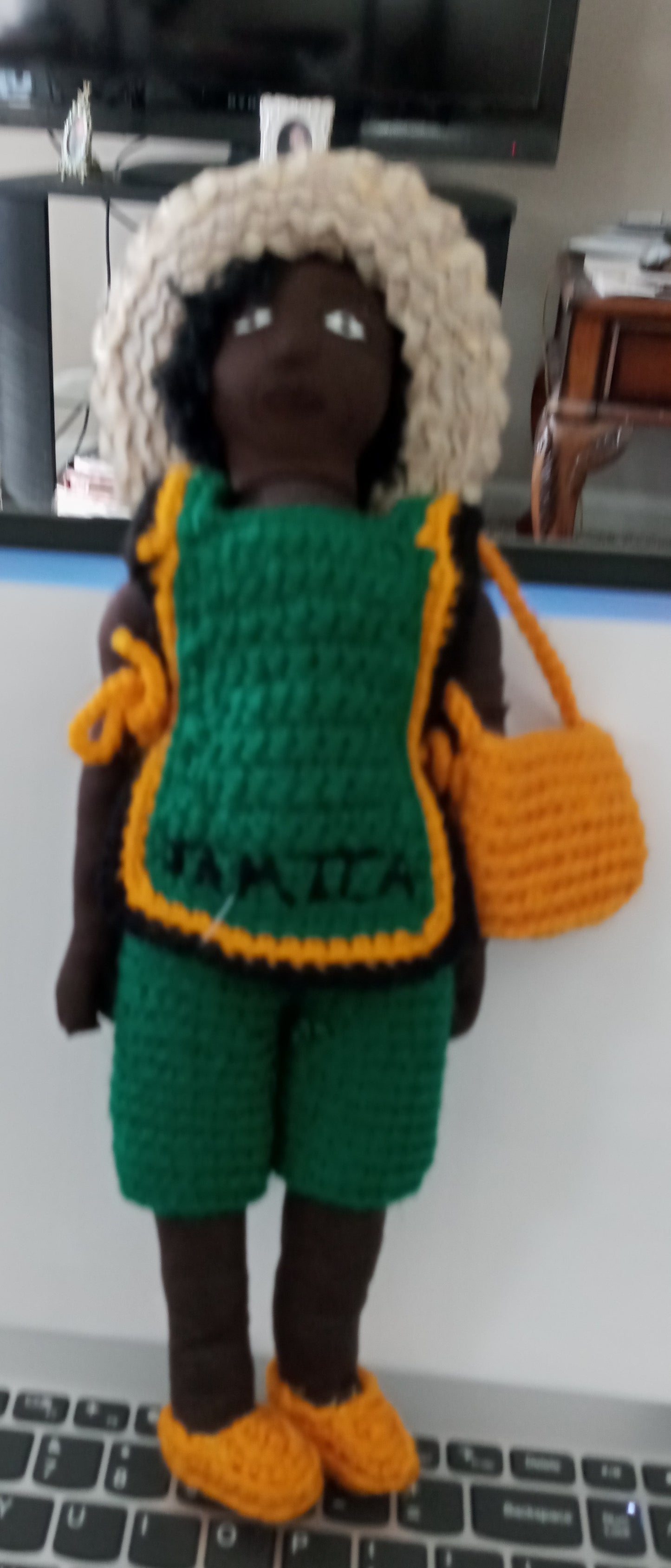 Jamaican Corner - Doll - Stuffed Fabric Doll