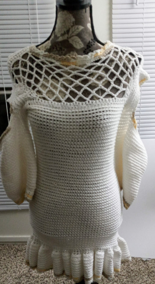 Apparel Corner - Adult Dress Top - White