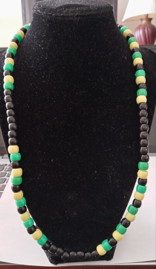 Jamaican Corner - Beaded Necklace - Large