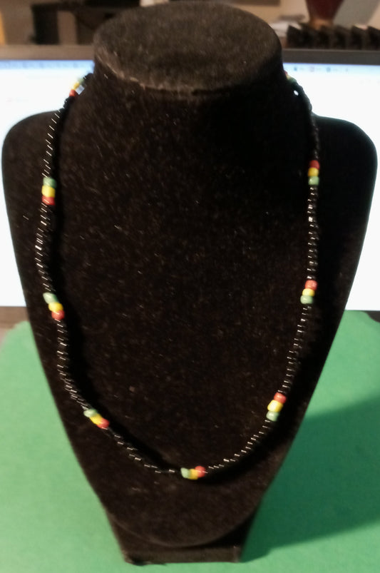 Jamaican Corner - Beaded Necklace - Small