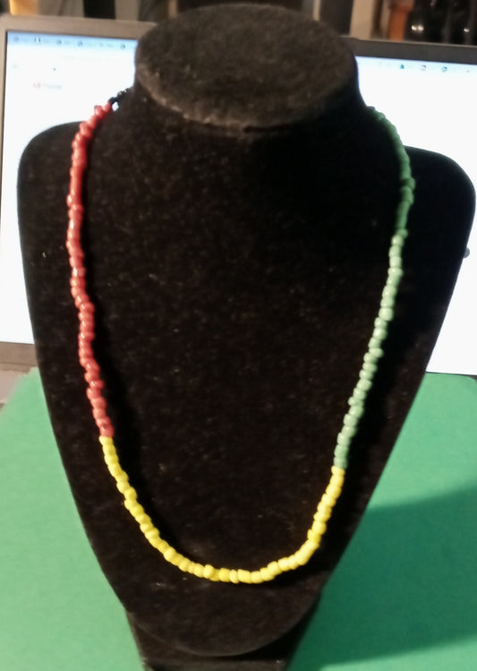 Jamaican Corner - Beaded Necklace - Small