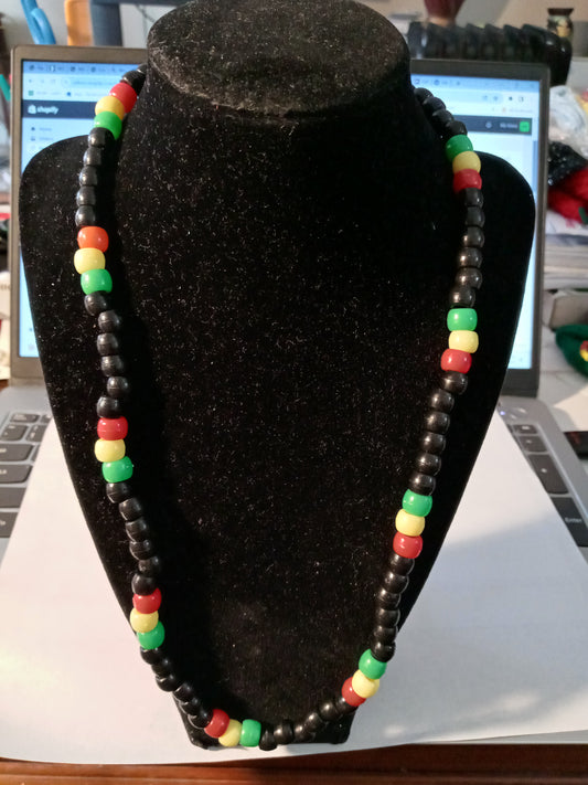 Jamaican Corner - Beaded Necklace - Large