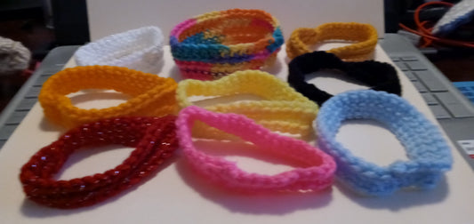 Hair Accessory Corner - Scrunchies - ASSORTED SIZES PER PACK