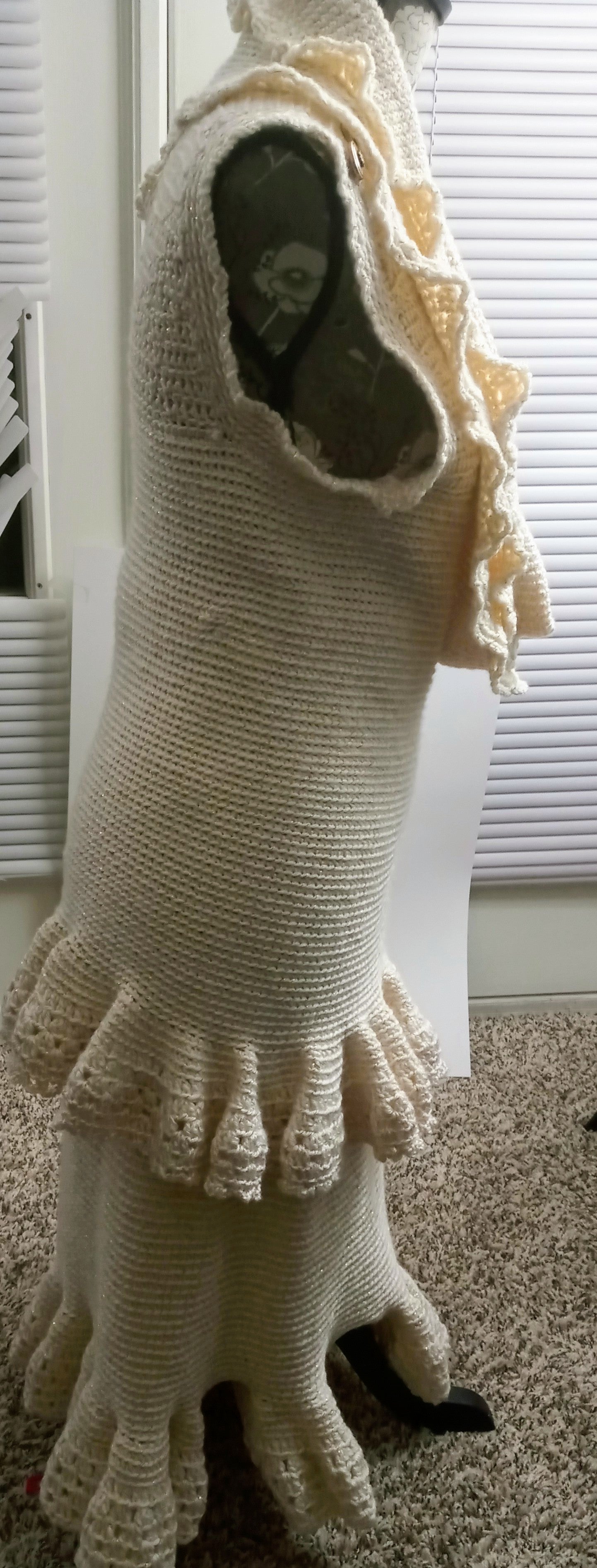 Apparel Corner - Adult Skirt Suit - Ivory and Gold