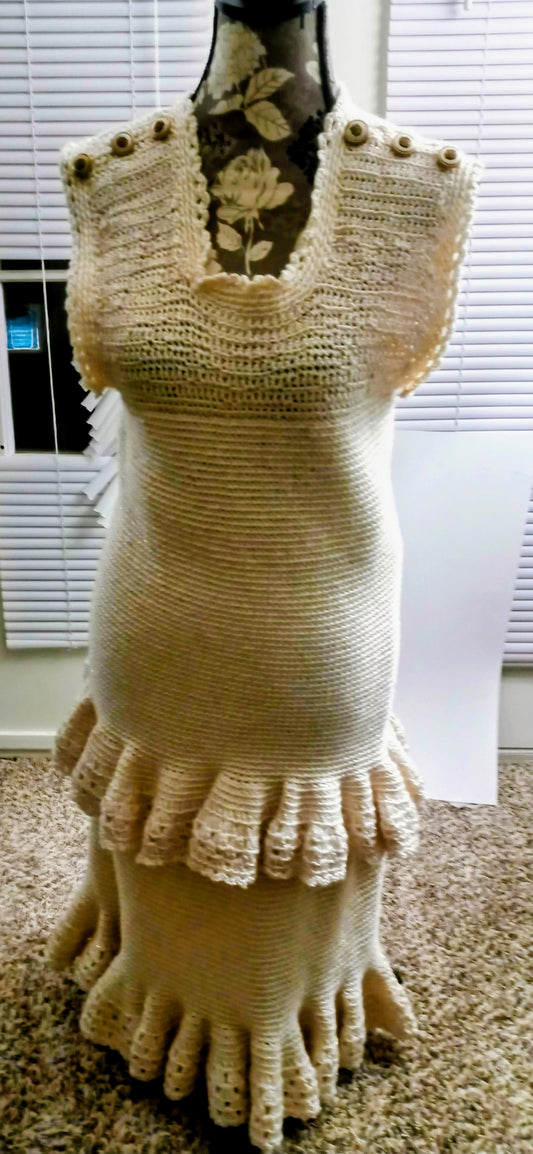 Apparel Corner - Adult Skirt Suit - Ivory and Gold