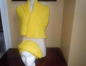 Apparel Accessory Corner - Beenie/Beret and Long Scarf Set