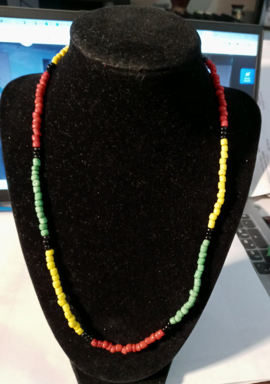 Jamaican Corner - Beaded Necklace - Small