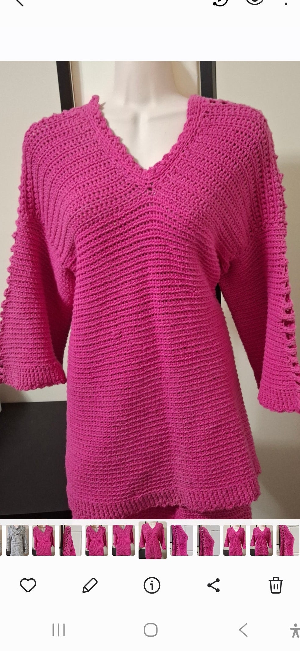 Apparel>Women                Crocheted Skirt Suit